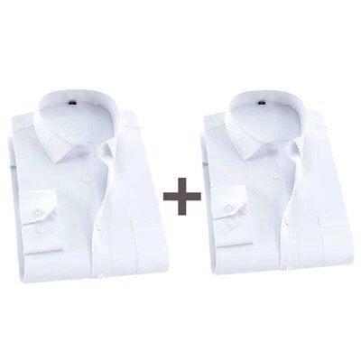Men Shirt Fashion Causal Long Sleeved Male Dress Social Busi