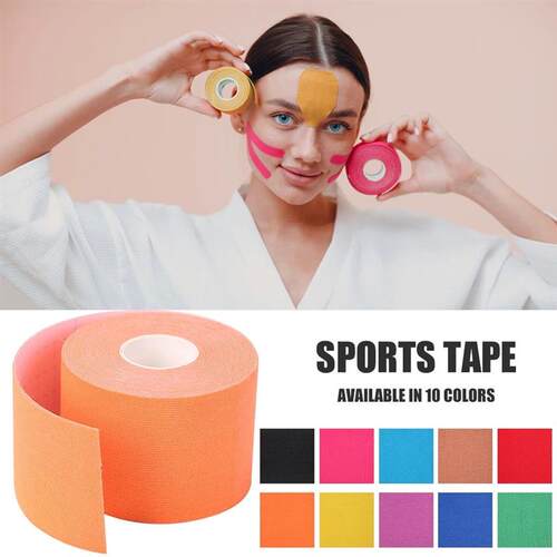 5CM*5M Kinesiology Tape for Face V Line and Neck Eyes Area L