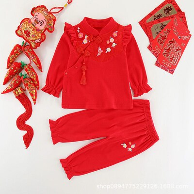 Female Baby 1-year-old Dress Autumn Suit Summer Autumn Dress
