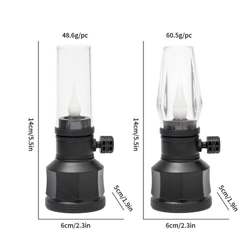 Retro Camping Lamp Electronic Candle Lamp Simulation Nostalg