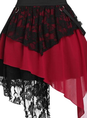 Skirts Women Fashion Retro Gothic Skirt Victorian Renaissanc