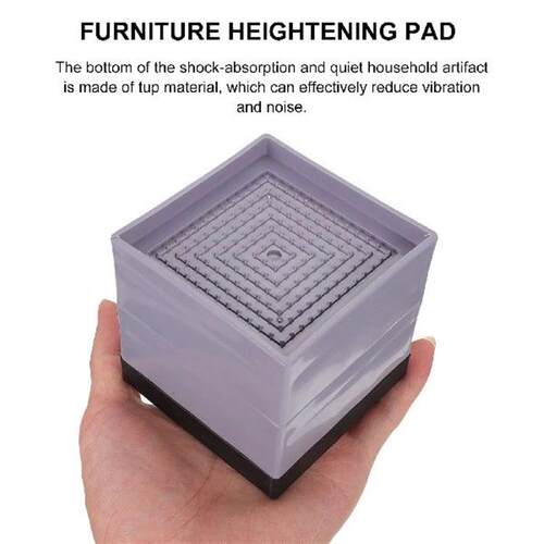 Furniture Heightening Pad Heavy Duty Plastic Bed Sofa Table