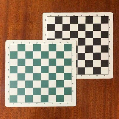 1PC Chess Soft Chessboard Leather Cloth Chessboard Foldable