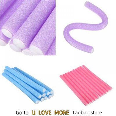 10Pcs Fantastic DIY Curler Makers Soft Foam Curls Tool Hair