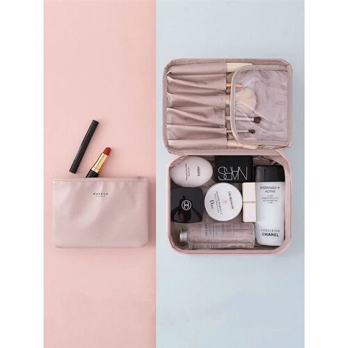 Ladies Portable High Appearance Index Cosmetic Bag Large-cap