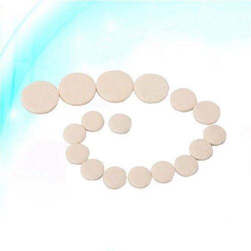 17 Pcs Faux Soprano Clarinet Key Pads Cushion Mat Musical