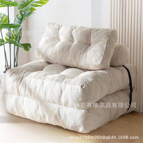 Compressed Vacuum Lazy Sofa Fabric Foldable Minimalist Moder