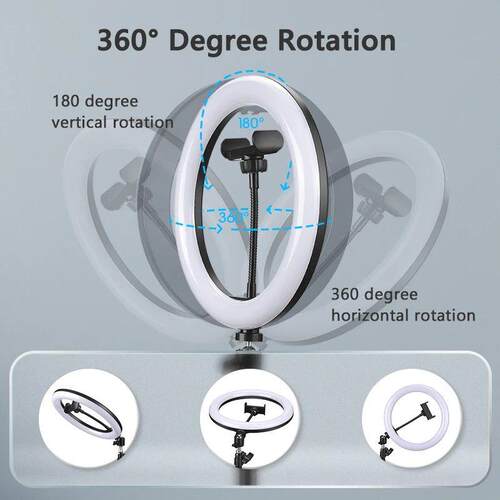 Youtube Shooting Vlog Selfie Circular Photo Ring Light Led P