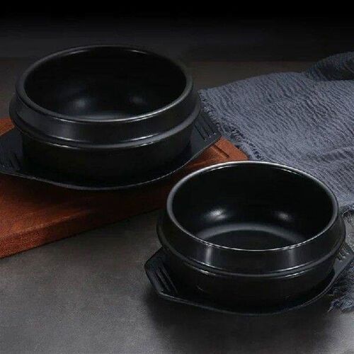 Korean Ceramic Bowl Korean Dolsot for Bibimbap Soup and