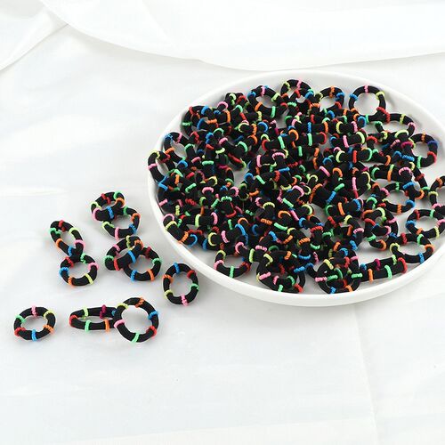30/50/100pcs/Set Colorful Small Hair Bands Girls Cute High E