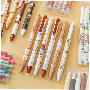 Zoecor 6Pc/Lot Kawaii Gel Pen Set Cute Ballpoint Pens 笔