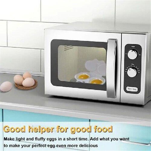 Plastic Egg Cooker Poached Egg Maker Microwave Egg Boiler 2
