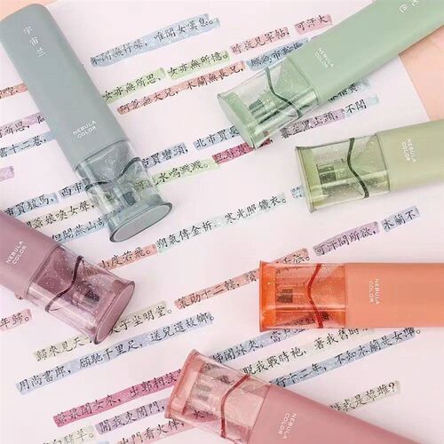 4PCS/set Glitter Highlighter Pen Fine Flash Markers Painting