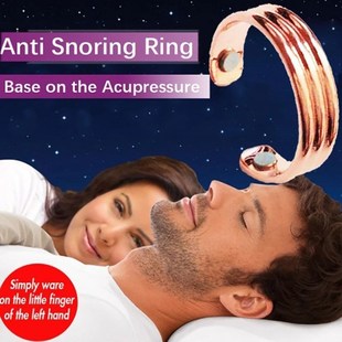 Anti Snoring Device Ring Magnetic Therapy Acupressure atment