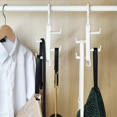 Multi-layer Space Saving Hanger Hooks Wardrobe Clothes Rack