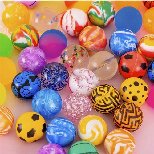 10-50Pcs Bouncy Ball Toys Kid Birthday Party Favors Gifts fo