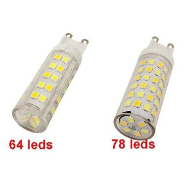 5pcs AC110v 220v G9 LED Bulb 5w 7w 8w Corn Bulb CCT Double