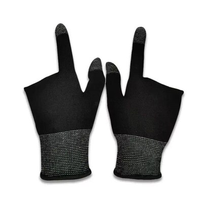 Upgrade 2PCS Finger Thumb Sleeve Gloves For Gamer Non-scratc