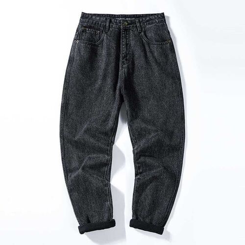 Autumn and Winter New Loose Harlan Jeans Simple Fashion Deni