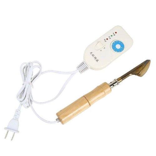 Household Electric Iron Wood Handle Leather Clothing Shoes