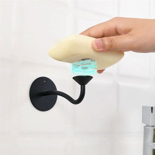 4 Pcs Magnetic Soap Holder Stainless Steel Wall Mounted Bath