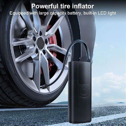 Cordless Tire Inflator with LED Light Portable Air