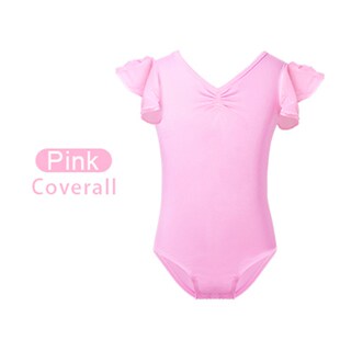 2021 Children Toddler one Piece Solid Leotard F