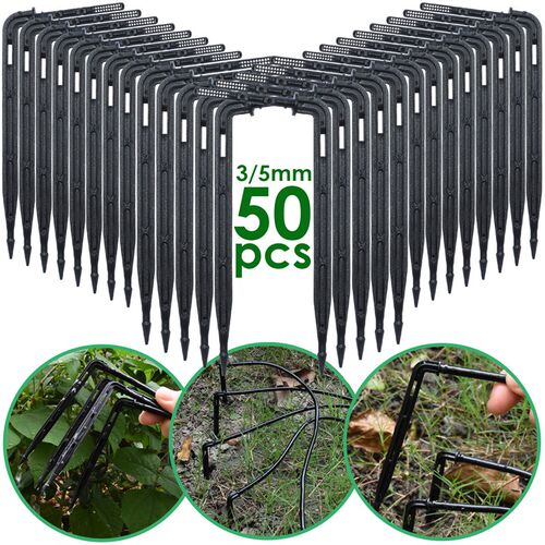 KESLA 50PCS Bend Arrow Dripper Micro Drip Irrigation Kit Emi