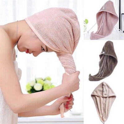 Magic Microfiber Hair Fast Drying Dryer Towel Bath Wrap Hat
