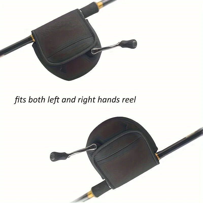 1pc/2pcs Spnnng Fshng Reel Bag Neoprene Reel Protectve Case - 实物图
