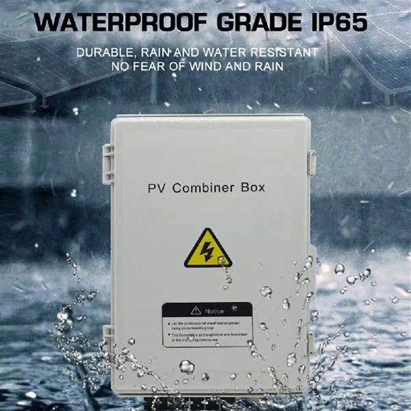 PV Combiner Box 6 String 550V DC Circuit Breaker For Solar - 实物图