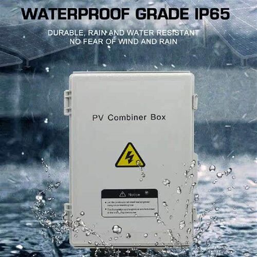 PV Combiner Box 6 String 550V DC Circuit Breaker For Solar