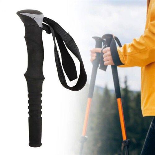 Walking Rod Hand Grip Hiking Pole Handle for Climbing Travel