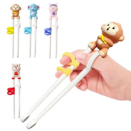 Baby Learning Training Chopsticks Cartoon Animal Beginner Ch