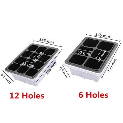 Peat Pellets Seedling Soil Block 6/12 Hole Nursery Tray Pots