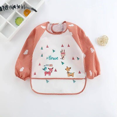 aby ibs Cute Colorful Cartoon Waterproof ib Infant Eating Ch