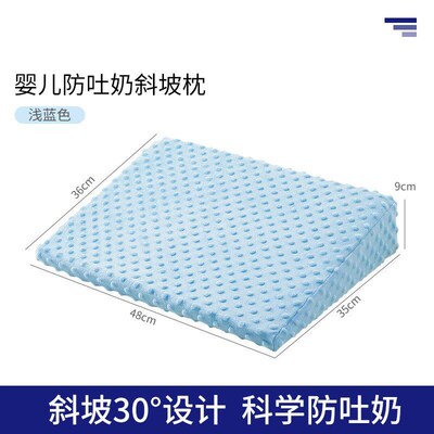 AntiVomit Pillow for Babies Slope Cushion to Prevent Milk Sp