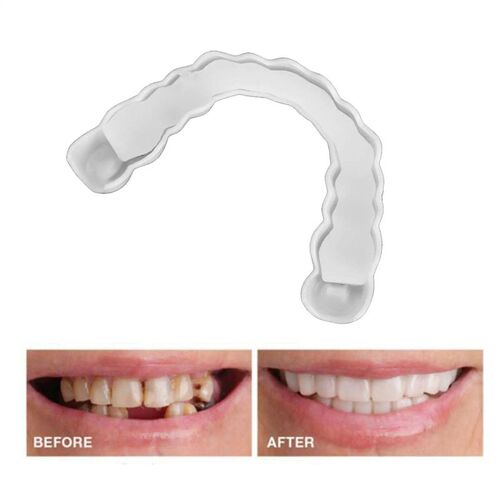 Silicone Smiling Snap Bottom False Teeth Dental Veneers Toot