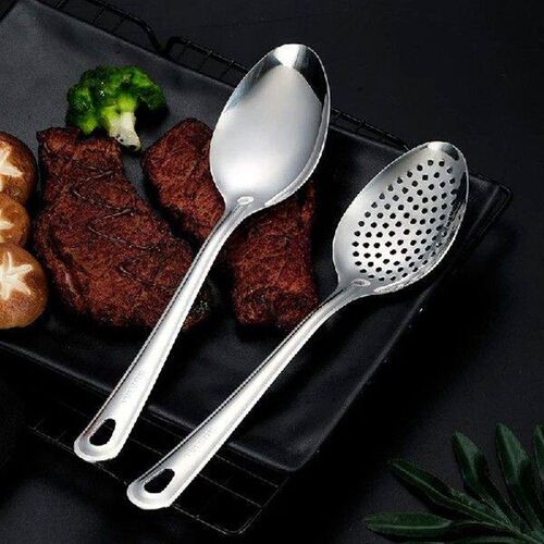 Stainless Steel Strainer Spoon Kitchen Colander Spoon Spoon