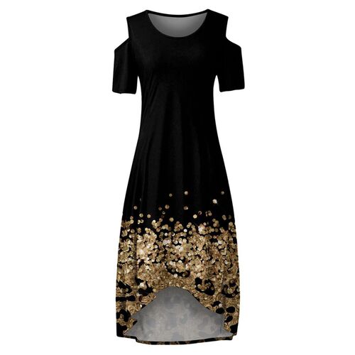 Tops Off Shoulder Boho Summer Dresses For Women  Plus Size