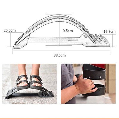 Magic Back Stretcher Lumbar Massage Support Spine Stretching