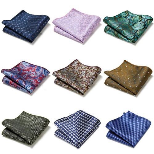 Pocket Square Handkerchief Nice Handmade Woven 100% Silk Han