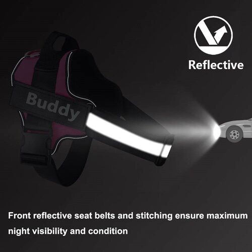 Personalized Dog Harness NO PULL Reflective Breathable Pet H