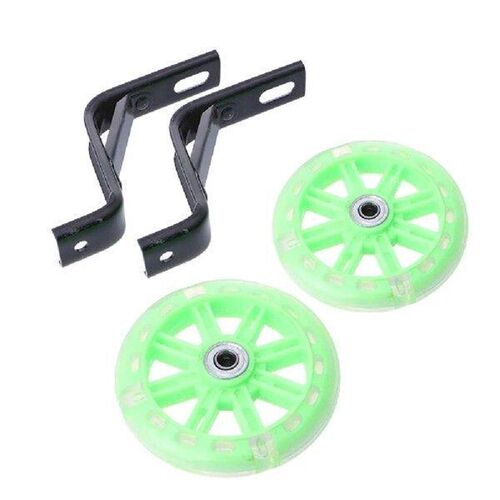 2 Pcs Bicycle Stabilizers Wheels Training Flashing