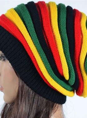 Jamaica Reggae Gorro Rasta Style Cappello Hip Pop Mens Wint