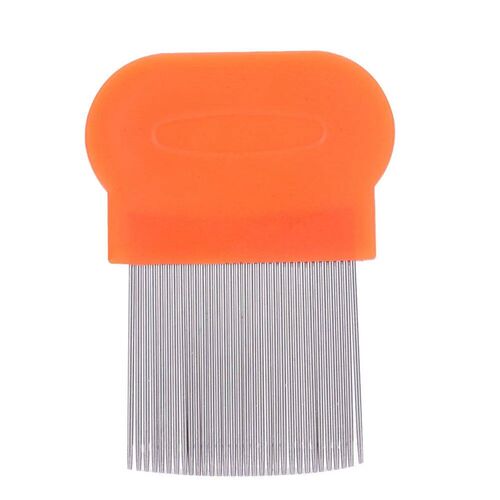 Stainless Steel Long Teeth Hair Lice Comb Density Teeth Flea