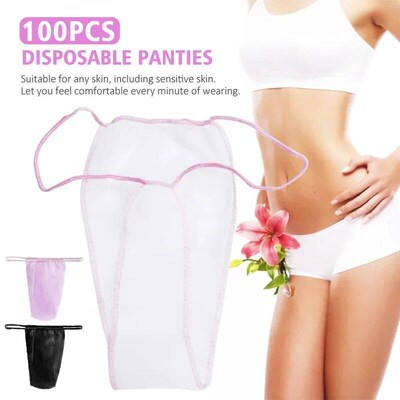 100Pcs For Women Spa Non Woven Fabrics Underwear Tanning Wra
