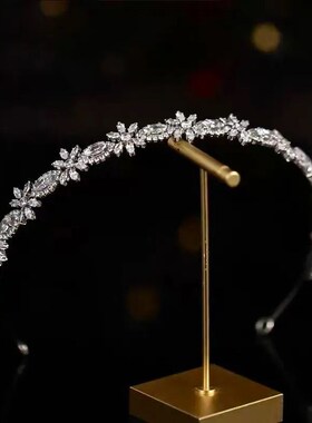 Simple Crystal Wedding Tiaras Barrettes Headbands Evening Ha