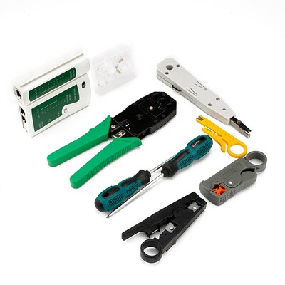 Network Cable Tester Tool LAN Utp Screwdriver Wire Stripper