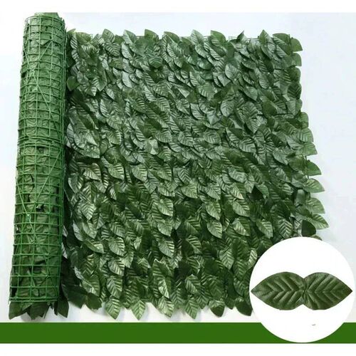 Artificial Ivy Hedge Green Leaf Fence Panels Faux Privacy Fe